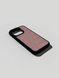 Чехол для iPhone из натуральной итальянской кожи розовый SO-005 фото 6