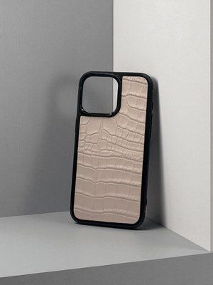 Чохол для iPhone з натуральної італійської шкіри світло рожевий SO-006 фото