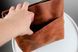 Сумка чоловіча Skill месенджер з натуральної шкіри коричнева SH102 фото 9