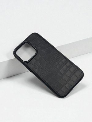 Чохол для iPhone з натуральної італійської шкіри сірий SO-010 фото