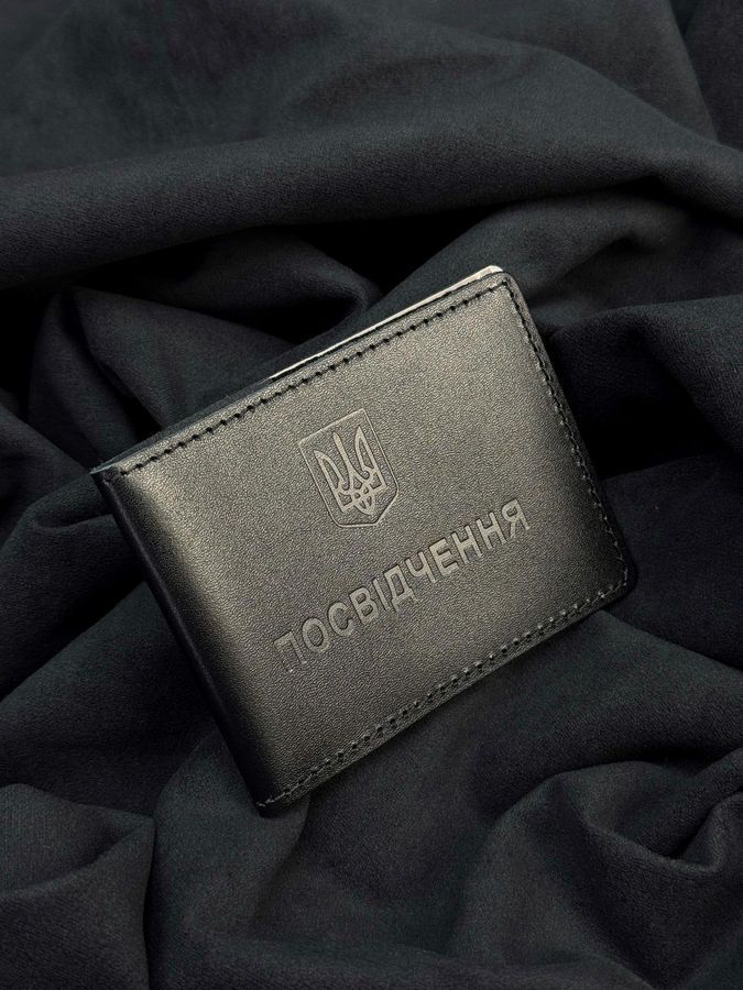 Обкладинка на посвідчення (чорний) SR029 фото